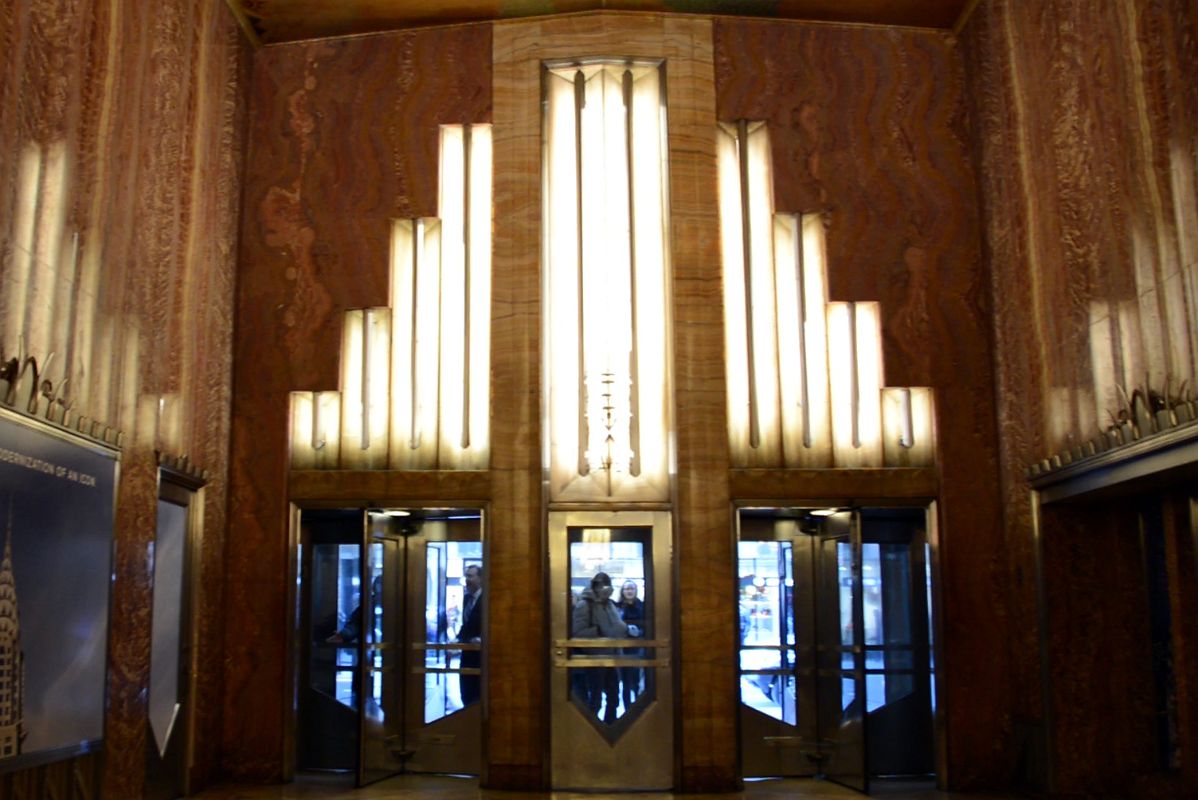 12 Chrysler Building Lobby Entrance From Inside